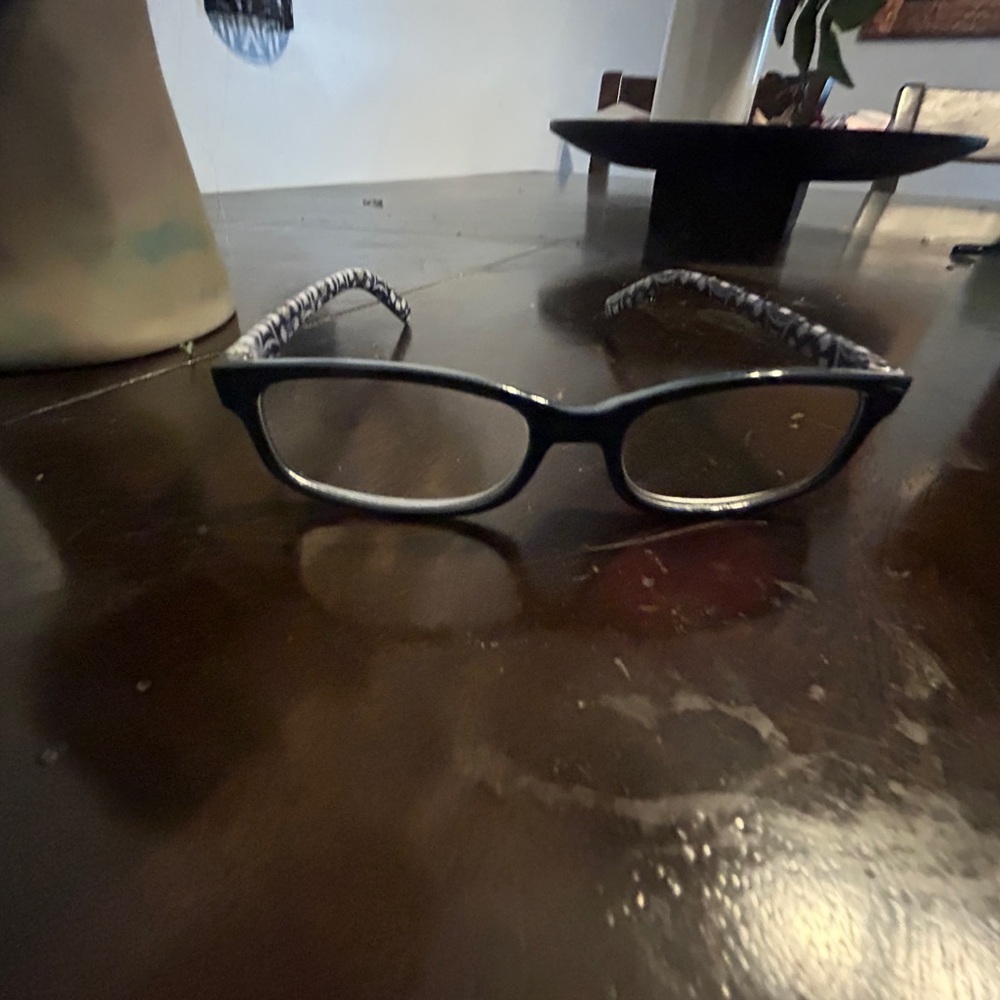 Classic Rectangular Navy Blue Eyeglass readers 2.… - image 8